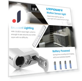 LED светильник с датчиком движения — Наружное освещение, HIMO Group