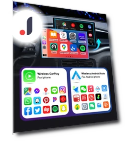 2 в 1 CarPlay и Android Auto Mini Ai Box — Аксессуары для телефонов, JOHO