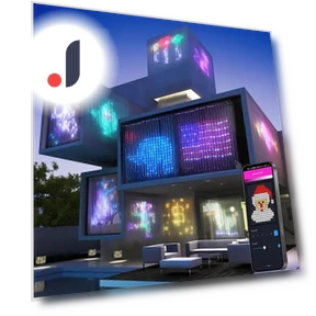 Умное приложение для штор, гирлянда — Светильники для праздников, Rainbow Rain
