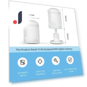 Датчик движения ZigBee — Домашние системы безопасности, Build My Home