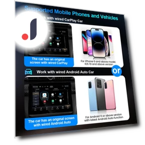Беспроводной адаптер Android Auto и CarPlay — Автомагнитолы, JOHO - CarGear