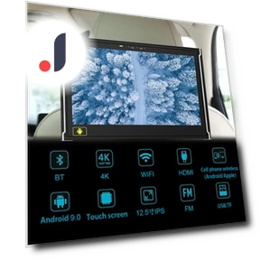 Подголовник с Android дисплеем — Автомагнитолы, JOHO - CarGear