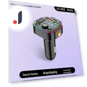 Автомобильное зарядное устройство с функцией быстрой зарядки и Bluetooth-MP3-плеером — Аксессуары для телефонов, TopSky