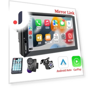 Автомобильный радиоприемник 1 Din с Carplay и Android Auto — Автомагнитолы, JOHO - CarGear