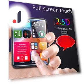 Полноэкранный Bluetooth MP4/MP3 портативный сенсорный музыкальный плеер для студентов — Плееры и аудиоплееры, Best Electronics