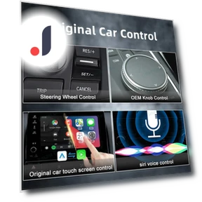 Мини 2 в 1 проводной беспроводной Ai Box Carplay Android Auto адаптер — Аксессуары для телефонов, JOHO - CarGear