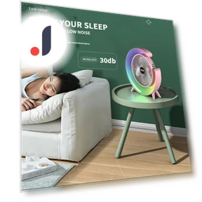 Портативный вентилятор с разноцветной подсветкой — USB-вентиляторы, Luminaire Lighting Mall