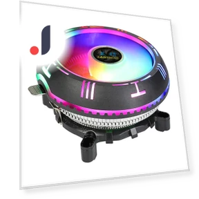 RGB процессорный воздушный кулер с 90 мм бесшумным вентилятором — Кулеры для процессоров, LANSHUO