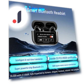 TWS True Wireless Bluetooth-гарнитура с шумоподавлением и умным экраном — Наушники, TopSky
