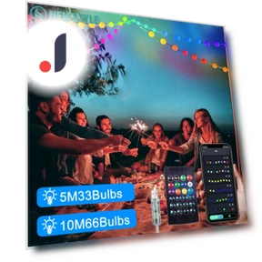 Умные цветные гирлянды RGB Globe — Гирлянды и светодиодные ленты, Lntelligent Living Hall