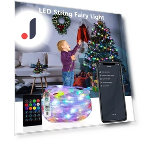 USB светодиодные гирлянды Bluetooth RGB — Гирлянды для дома, Lntelligent Living Hall