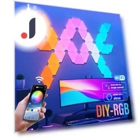 Светодиодный умный WIFI треугольный настенный светильник RGB — Настенные светильники, Build My Home