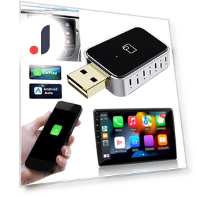 Беспроводная система CarPlay Android Auto 2 в 1 AI Box — Автомагнитолы, Optimized General