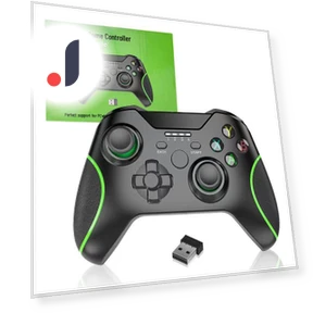 Беспроводной игровой контроллер с двойной вибрацией — Игровые клавиатуры, Gaming Bay