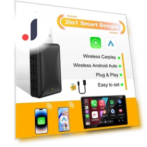 2 в 1 CarPlay Smart Box адаптер — Аксессуары для телефонов, Happy Home Mall