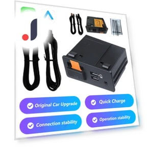 Проводной CarPlay Car Ai Box Android Auto & CarPlay Box USB-адаптер — Автомагнитолы, Chic Home