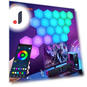 Светодиодная шестиугольная квантовая лампа — Коммерческое освещение, GYROBALL