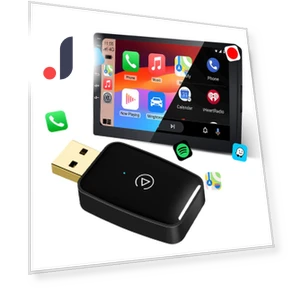 Адаптер Smart AI Box BT WiFi 5.8G для CarPlay и Android Auto — Автоэлектроника и аксессуары, Chic Home