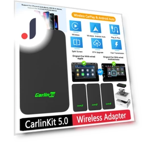 Беспроводной Android Auto и CarPlay адаптер — Автомагнитолы, CarlinKit