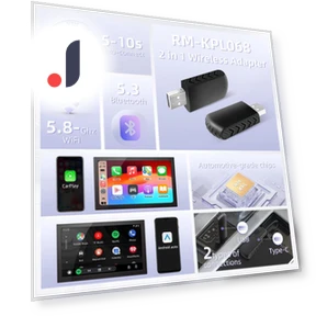Беспроводной адаптер CarPlay и Android Auto — Автомагнитолы, Happy Home Mall
