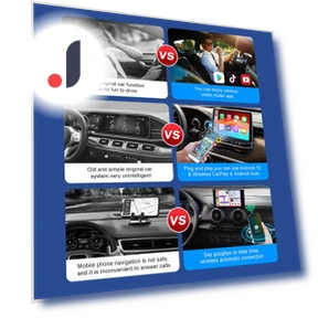 Android 13 Car AI Box беспроводной адаптер Carplay Android Auto — Аксессуары и крепления для установки, Happy Home Mall