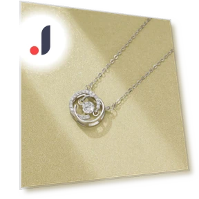 Серебряное ожерелье с двойным сердцем — Мужские подвески, Fashion footsteps