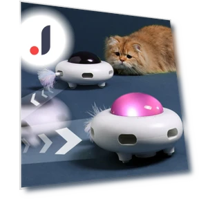 Электронная вращающаяся игрушка для кошек — Электронные питомцы, Seahorse Home