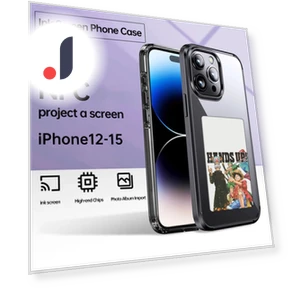 Аккумуляторный чехол Smart для iPhone с экраном NFC E-ink — Чехлы с зарядкой, Super shoes Mall