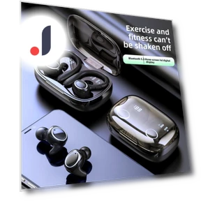 Спортивная Bluetooth-гарнитура TWS с подвесным ушным вкладышем — Bluetooth-гарнитуры, QUEED