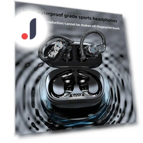 Водонепроницаемая шумоподавляющая Bluetooth-гарнитура TWS — Наушники, QUEED