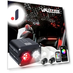 20 Вт RGBW Twinkle Double Head Car Starry Sky Music Control Car Roof Star Fiber Optical Star Ceiling kit Smart APP Fiber... — Автоэлектроника и аксессуары, Auto Accessories Home