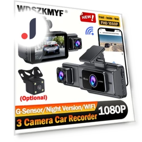 Автомобильный видеорегистратор WIFI 3-канальный — Видеорегистраторы, Auto Accessories Home