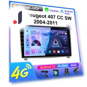 Android 12 Car Radio 9 для Peugeot 407 CC 407CC SW 2004-2011 — Автомагнитолы, Auto Accessories Home
