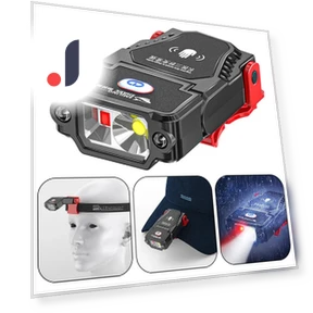 Мини-светодиодный сенсорный налобный фонарь — Фонарики, Auto Accessories Home