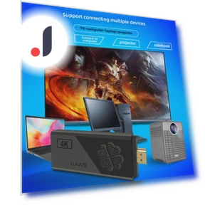 Игровая ретро-консоль с двумя беспроводными контроллерами — Микроконсоли GEM Box, Gaming Bay