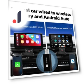 Универсальный беспроводной CarPlay Android Auto Smart Mini Box 2 в 1 — Аксессуары для телефонов, Cars Auto Home