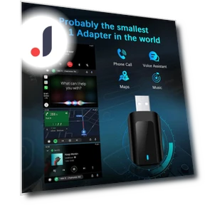 Беспроводной адаптер CarPlay 2 в 1 Android Auto — Автомагнитолы, Auto Launcher