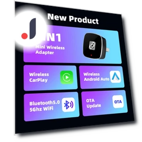 Беспроводной адаптер Carplay для Android iPhone Auto 2 в 1 — Автомагнитолы, Auto Launcher