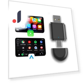Беспроводной адаптер CarPlay и Android Auto — Автомагнитолы, Auto Launcher