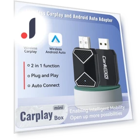 Беспроводной мини-бокс 2 в 1 для CarPlay и Android Auto — Аксессуары для телефонов, Auto Accessories Home