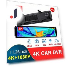 Зеркало заднего вида с полноэкранным экраном 4K и видеорегистратором — Камеры и сигнализации заднего вида, AI Supermarket