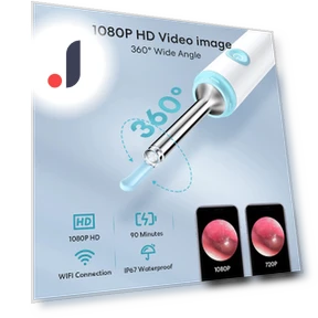 HD Smart Visual Ear Sticks — Шприцы для ушей, Dr.isla