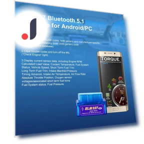 Автомобильный диагностический сканер OBD2 Bluetooth — Сканеры и ридеры кодов, Super shoes Mall