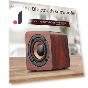Мини Деревянный Беспроводной Bluetooth-динамик — Портативные колонки с Bluetooth, Smarter than future