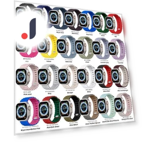 Силиконовый ремешок для Apple Watch Ultra Marine — Ремешки для часов, AI Supermarket