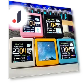 Мини ТВ Smart WIFI Метеостанция Часы — Будильники и часы, JOHO - CarGear