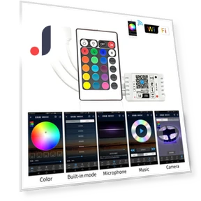 Wi-Fi LED RGB контроллер с ИК пультом — Пульты и аксессуары, Super Star Mall