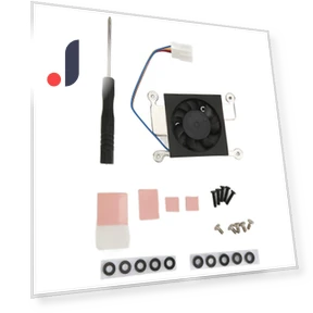 Малошумный охлаждающий вентилятор для RasPi CM4 — Охлаждающие подставки, 3d printing machine