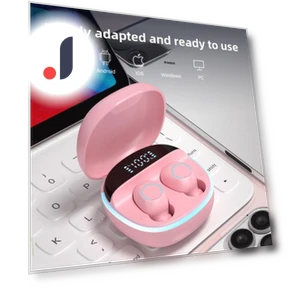 Беспроводная Bluetooth-гарнитура Mini TWS In-ear с цифровым дисплеем — Внутриканальные наушники, Admisitr