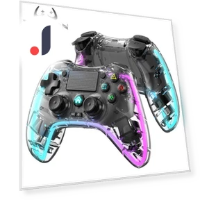 Беспроводной игровой контроллер с RGB подсветкой и вибрацией — Аксессуары, VILCORN